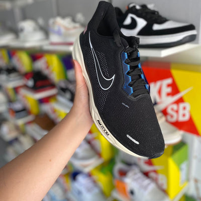 Nike airzoom preto detalhe azul