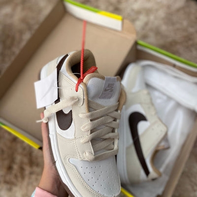 Nike dunk bege marrom