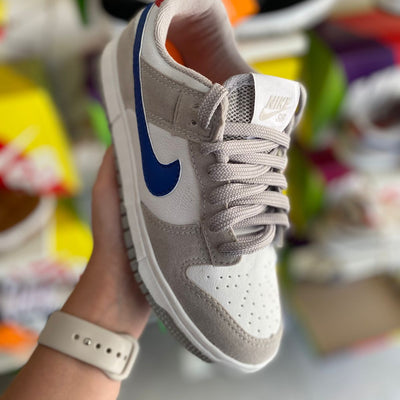 Nike dunk branco marinho latex