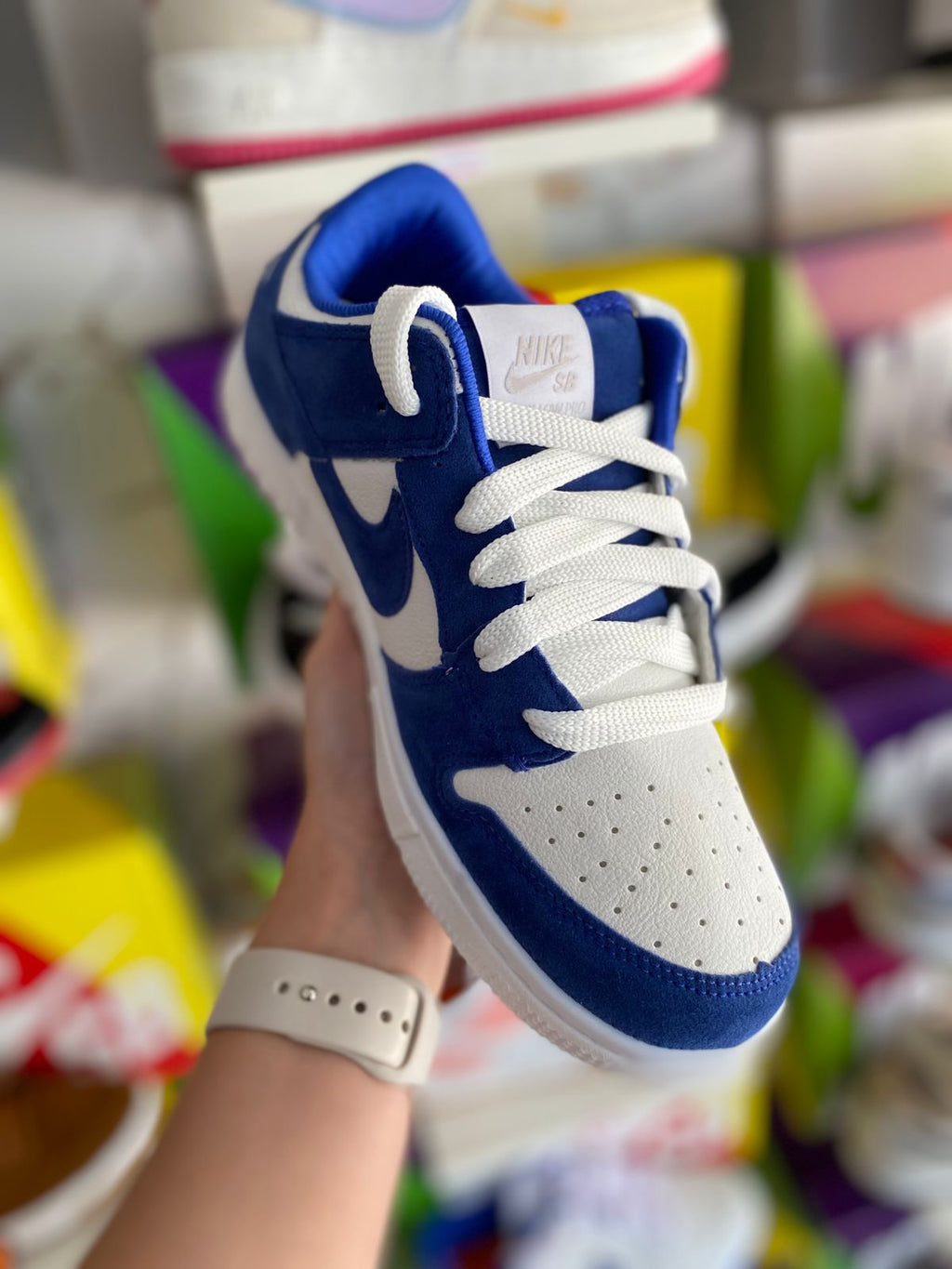 Nike dunk azul\ branco