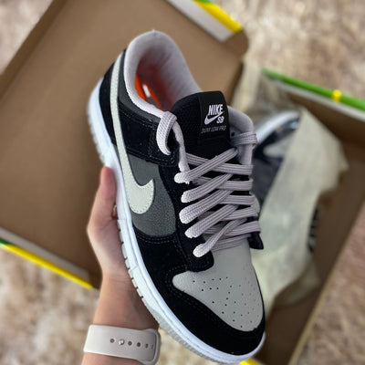 Nike dunk preto cinza