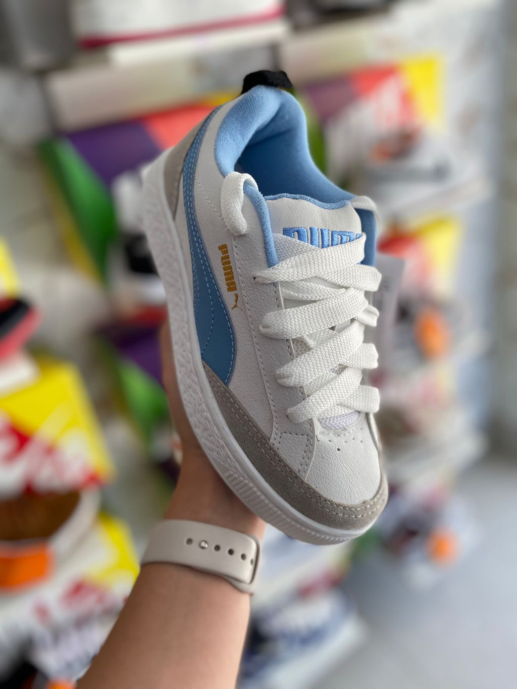 Puma park branco\azul