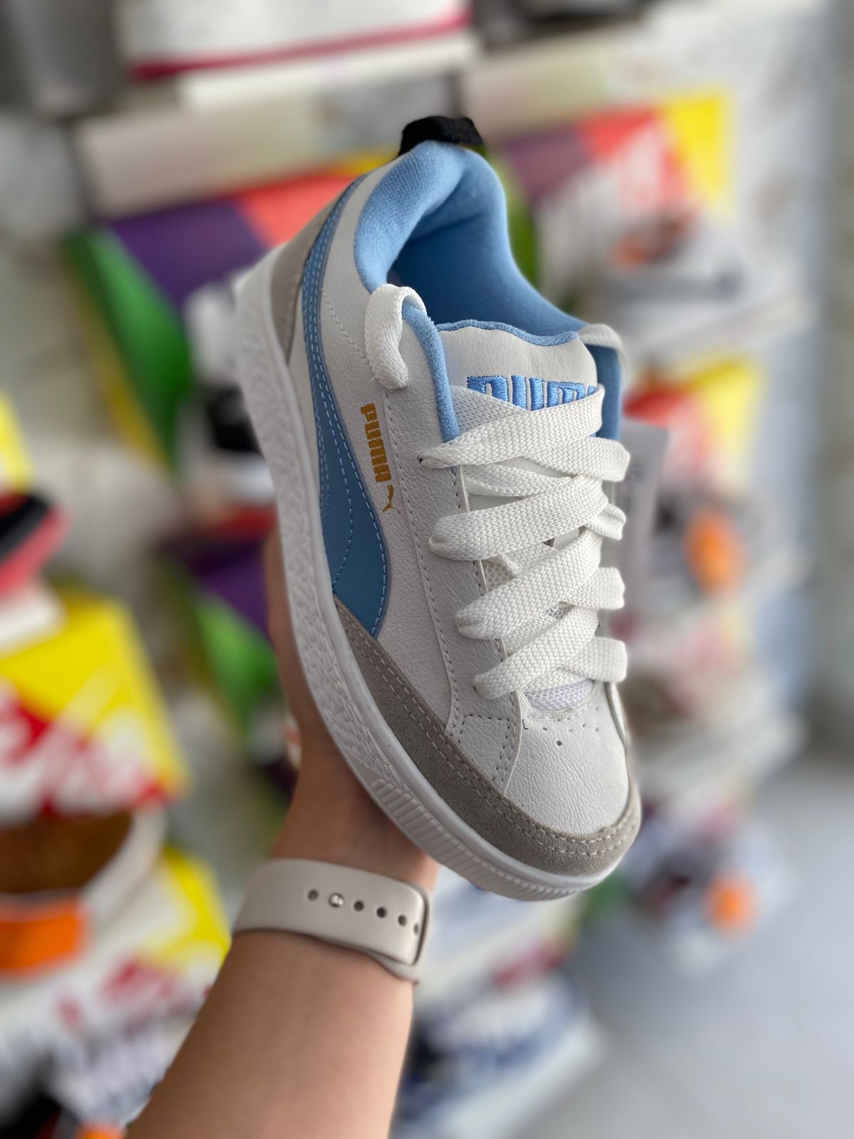 Puma park branco\azul
